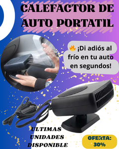 Calefactor de Auto Portatil