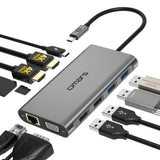 🔌💻 ADAPTADOR 11 EN 1 – CONECTIVIDAD COMPLETA PARA TU LAPTOP 💻🔌
