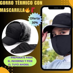 ❄️ Gorro Térmico con Mascarilla: El aliado perfecto para el invierno ❄️