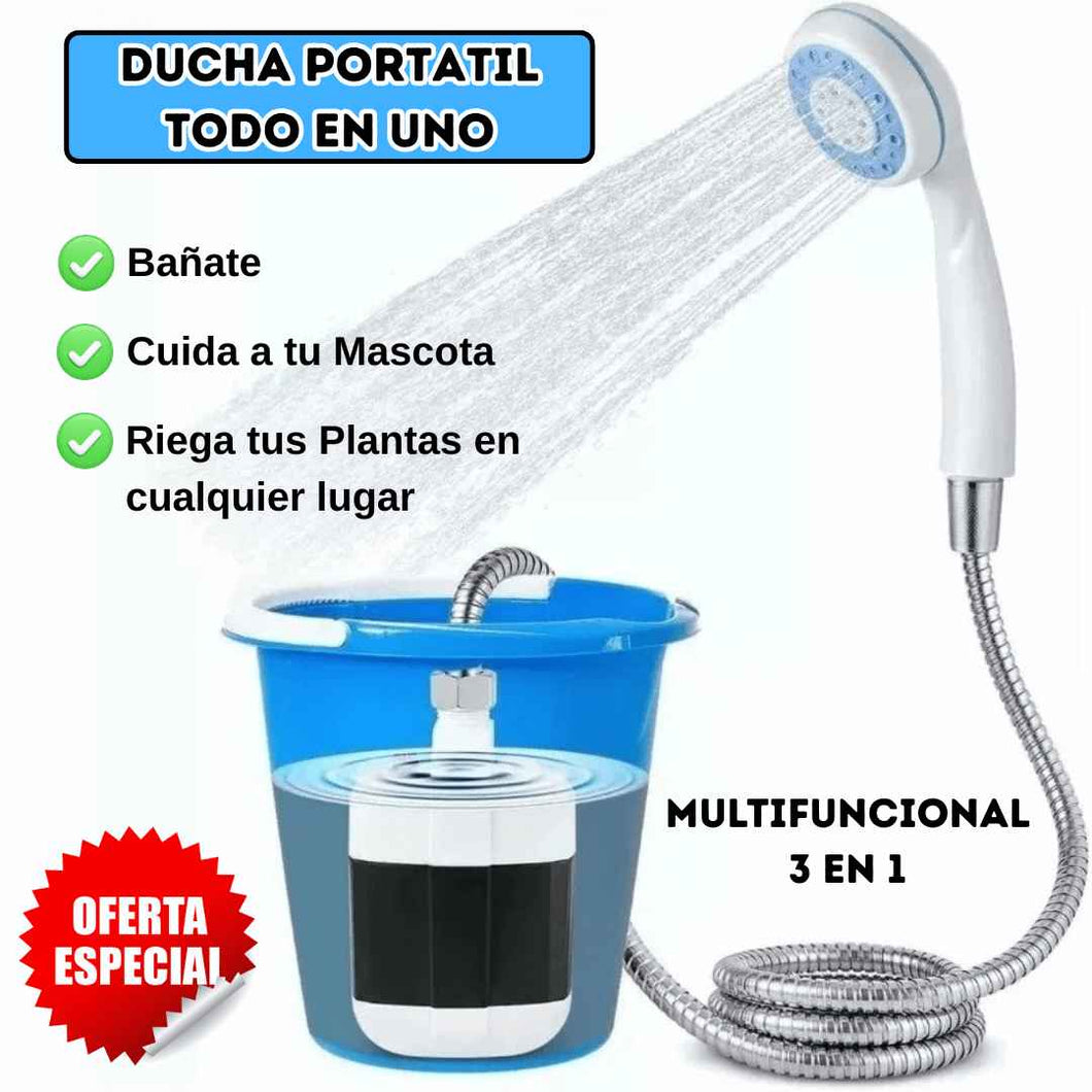 🔋 Ducha Portátil con Batería Recargable: Tu Salvación al Aire Libre